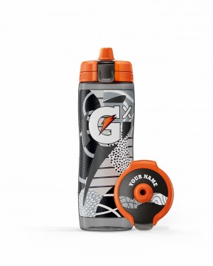 Gatorade Gx Montage Water Bottle Bundle 30oz Black / White | AW7963218
