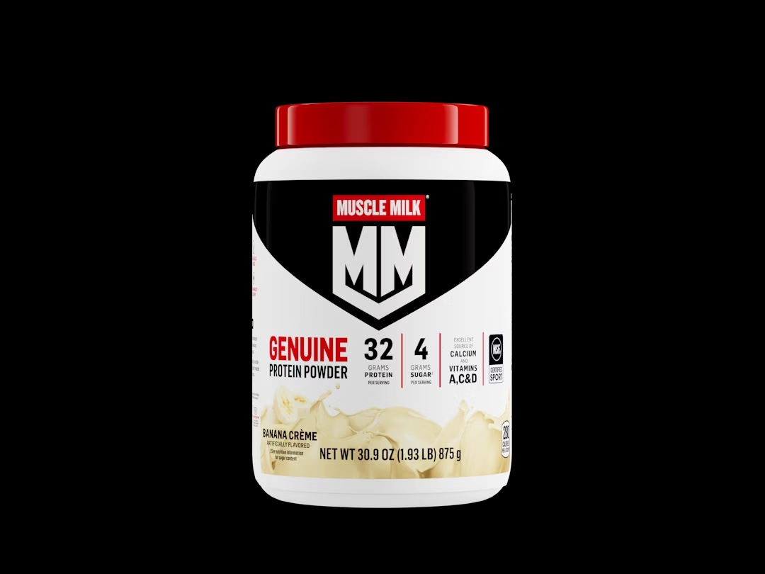 Gatorade Muscle Milk Banana Crème Genuine Protein Powder (30 oz) | 248619NBP